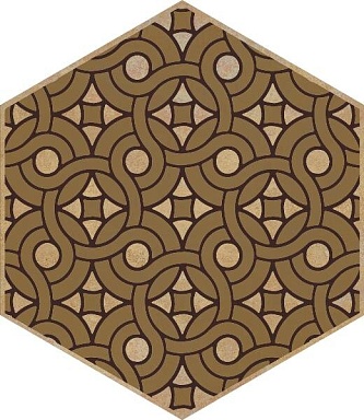 Декор Kerama Marazzi VT/A559/SG23039N Гроссето жёлтый 20x23,1
