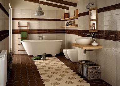 Декор Equipe 21357 Hexatile Harmony B&W 17,5x20
