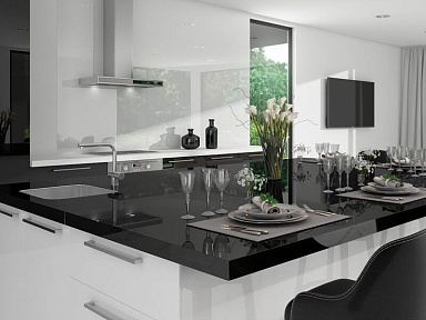 Керамогранит Tau Ceramica Grum Black Polished 160x320
