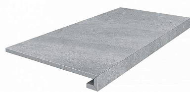 Kerama Marazzi DD602220R/GCF Ступень клееная Про Матрикс серый обрезной 33*60