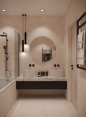 Керамогранит Global Tile GT60600902MR Onda Бежевый 60x60