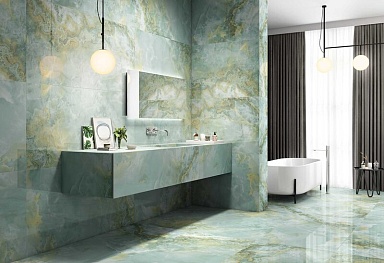 Керамогранит Colortile Onyx Verde Glossy 60x120