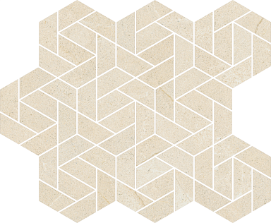 Декор Italon 620110000154 Metropolis Desert Beige Mosaico Icon 28.6x34.7