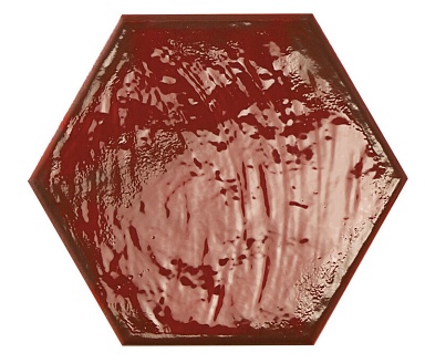 Керамогранит Prissmacer Rain Bordeaux Hex 19.8x22.8