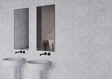 Плитка Ibero R0002792 Ethereal Art White Rect 30x90