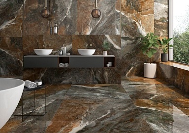 Керамогранит Geotiles Amazona Blue Leviglass 120x120