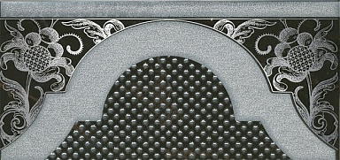 Kerama Marazzi HGD/B266/16072 Фрагонар чёрный декор 7.4*15