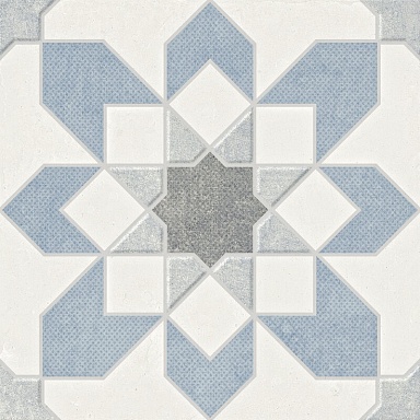 Керамогранит Harmony 39600 Doha Blue Flower SP/22,3 22,3x22,3