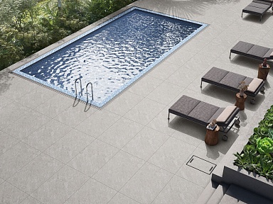 Керамогранит Landgrace Outdoor Estonia White R11 20mm 60х60