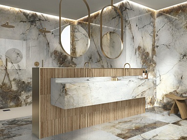 Керамогранит Ape A039848 Gold Hard Pol Rect 120x280