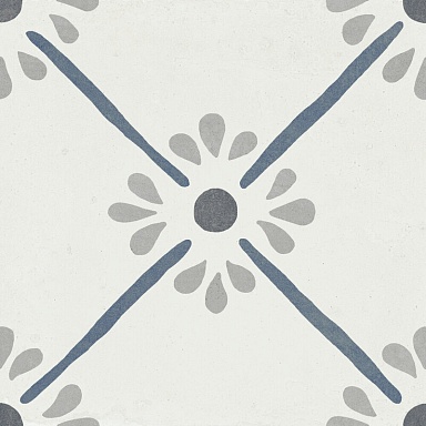 Керамогранит Harmony 37787 Provenza Blue Flower/22,3 22,3x22,3