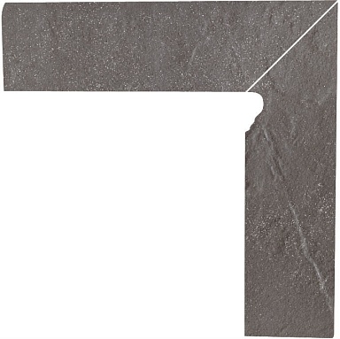 Плинтус Paradyz Taurus Grys Цоколь правый структурный 2-х элем 30x8,1