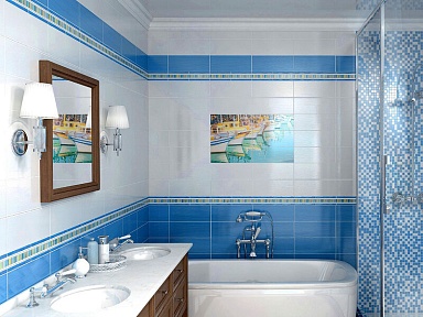 Декор Kerama Marazzi STG/A385/15000 Салерно Рыбки 15х40