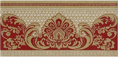 Бордюр Kerama Marazzi HGD/C103/11109R Даниэли красный обрезной 30х14,5