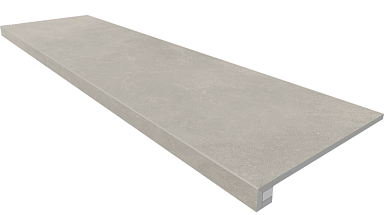 Ametis by Estima Комплект MM02 Magmas Grey (Ступень 33x120 неполированный прямоугольный бортик без насечек + Подступенок 14,5x120)