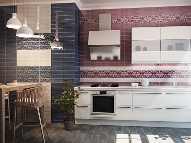 Плитка Gracia Ceramica Marchese lilac 02 10х30
