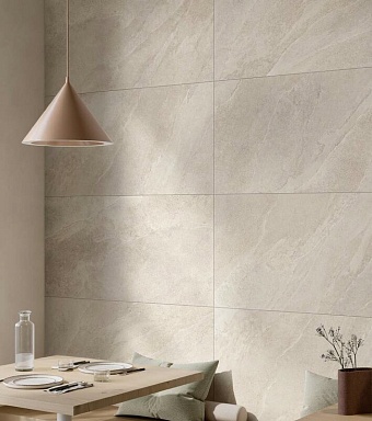 Керамогранит Vitra K958015R0001VTER SlateStone Белый Матовый R10B Ректификат 60x120