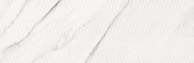 Плитка Meissen O-CCH-WTA052 Carrara Chic рельеф белый 29х89