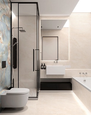Керамогранит Global Tile GT5010027502MSR Амбани Бежевый 50x100