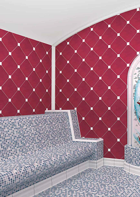 Панно Serapool SD-140 Porcelain Mosaic Design Pattern 1 5x5 (390x390)