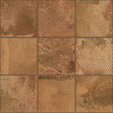 Декор La Platera Kube Cora Cobre-D 45х45