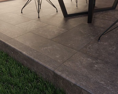 Paradyz Ilario Brown Ступень простая MAT 30х30