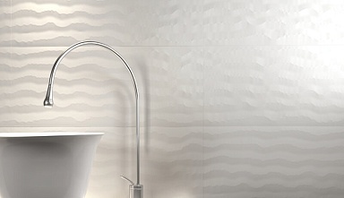 Плитка Porcelanite Dos Blanco Mate Relieve Dynamic 33.3x80