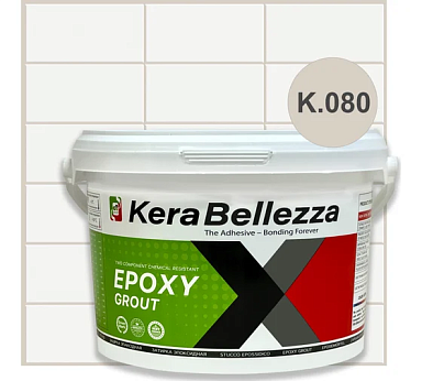 Смеси и затирки Kerabellezza Эпоксидная затирка Design К.080 0,33 кг