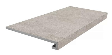 Kerama Marazzi KM8080G0031RGCF Ступень фронтальная клееная Портленд серый светлый матовый обрезной 33x80x0,9