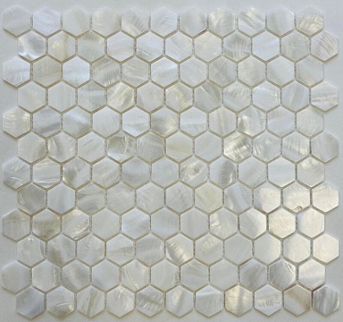 Pixmosaic PIX751 Мозаика из натурального перламутра HEX25 285х295x2