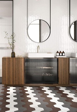 Керамогранит Ribesalbes PT03148 Hex Grey Matt 15x17,3