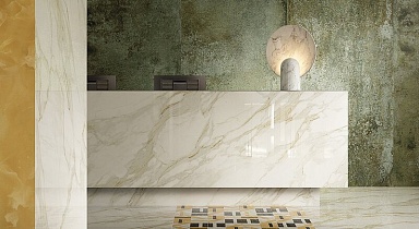 Мозаика FAP Ceramiche fQJ8 Roma Gold Nero Elegante Gres Macromosaico 30x30