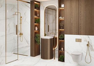 Керамогранит Delacora 6060CMN01 Calacatta Monsoon Sugar 600x600x9.5