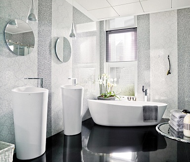 Плитка Porcelanosa V1389977 Crystal White 33.3x100