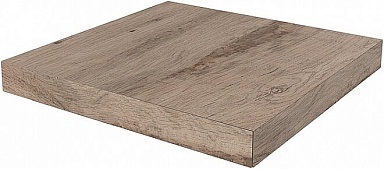 Kerama Marazzi DL501520R/GCS Ступень угловая клееная левая Про Вуд бежевый темный 33x33x0,9