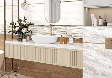 Плитка Alma Ceramica TWU2550BOH40 Boho рельефная 249x500x8