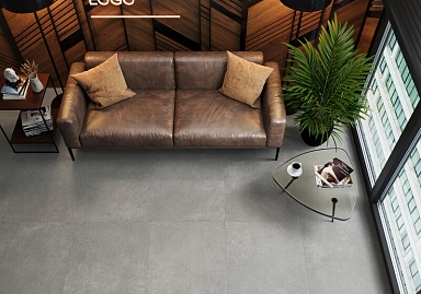 Керамогранит Artkera Group GP6060MIM99M Microcement Black матовый 600x600x9.5