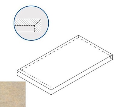 Ступень Italon 620070000711 SAND X2 SCALINO ANGOLARE SX 30x60