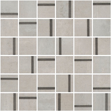 Kerama Marazzi MM13130 Декор Гварди 1 мозаичный серый светлый матовый обрезной 30x30x0,9