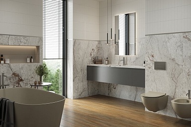 Керамогранит Creto Forest Cloud неполированный 19,4х120х9