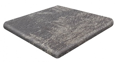 Ступень Gres de Aragon 906861 Esquina Redonda Metal Black 33x33
