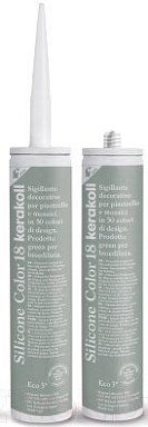 Смеси и затирки Kerakoll Silicone Color Fugabella Color герметик 01 310мл