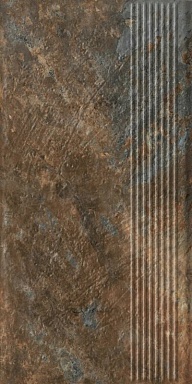 Ступень Paradyz Ardis Rust Stopnica Prosta Struktura Mat 30x60