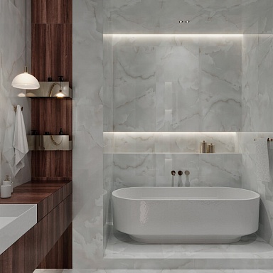 Onyx White Cloud Arcadia Ceramica