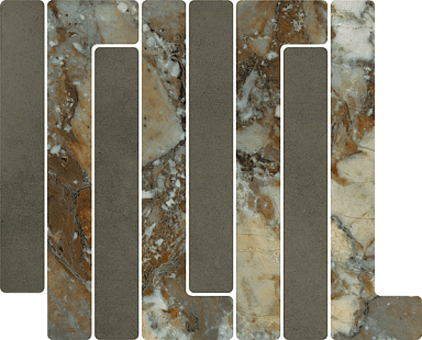 Декор VIVES 41W5 Mosaico Trellick Tassili Antracita 30x24,2