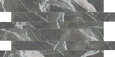 Декор Casa Dolce Casa 756692 Stones 2.0 Calacatta Black Smooth Modulo Listello SF 30x60