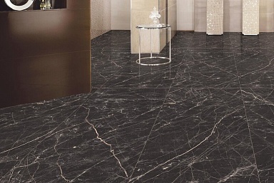 Керамогранит Laparet Black Arkadia черный полированный 60х120
