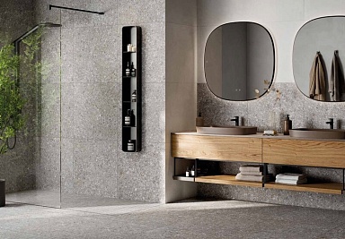 Керамогранит Rondine Group J93457 Gravelux Anthracite Rett 60x60