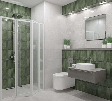 Плитка Azori 00-00109498 Bricks Green 10.5мм 31,5x63