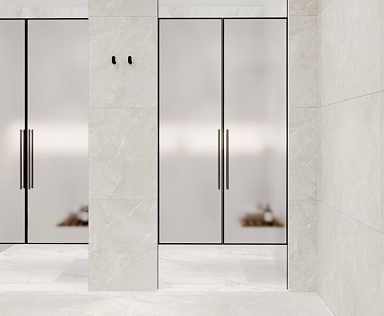 Керамогранит Laparet Rocky Bianco PRO светло-серый матовый R10GR STR 80х80